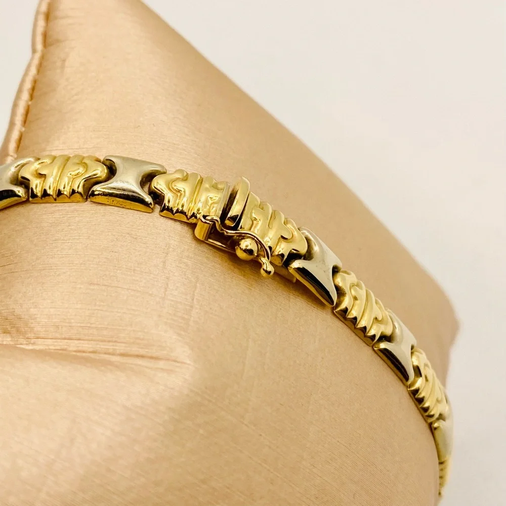 EUC Vintage Solid 14k Yellow Gold Bracelet